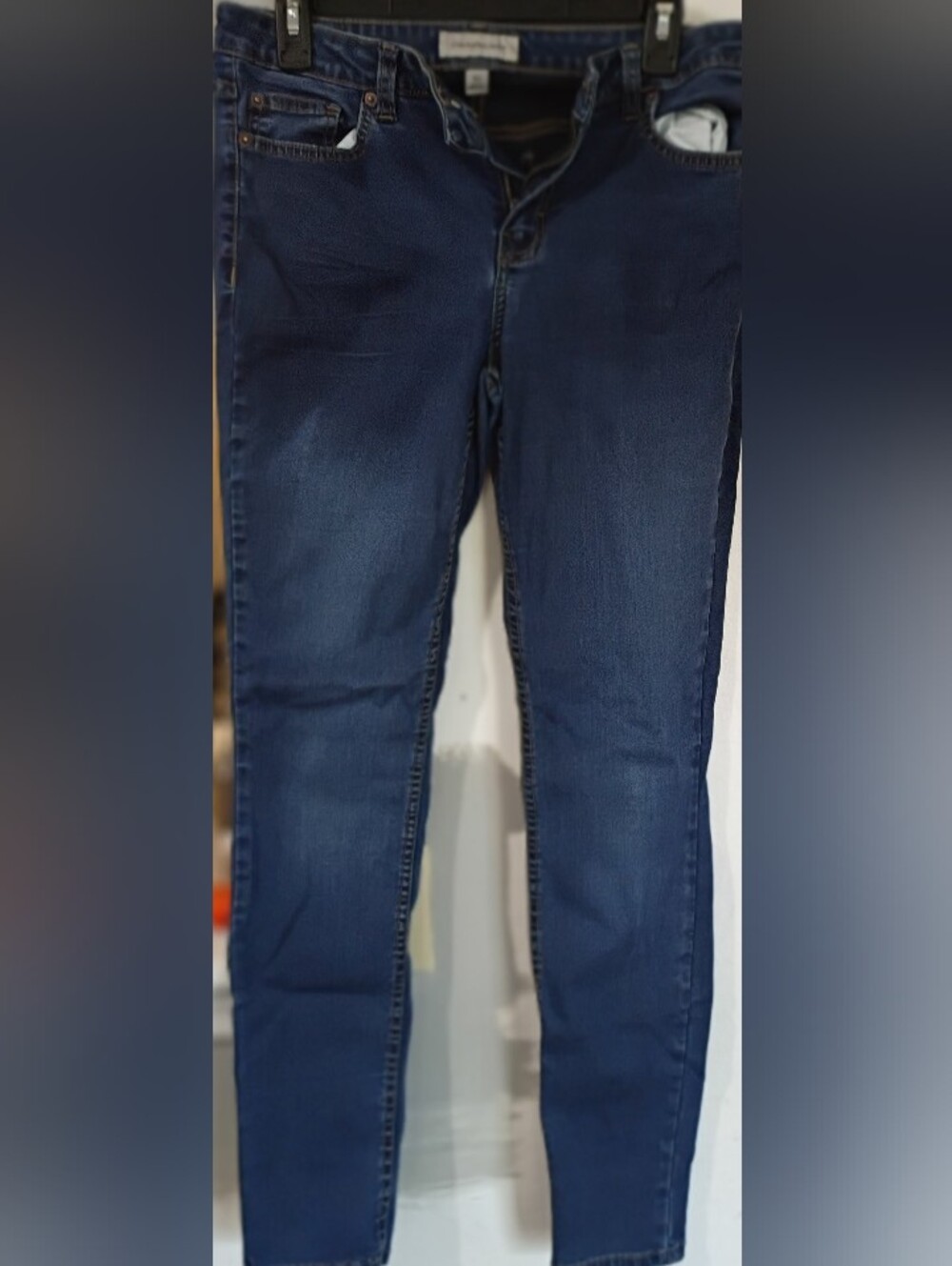 CK Dark Blue Stretch Skinny Jeans Woman's Size 32